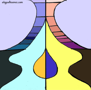 constructie simetrica culori