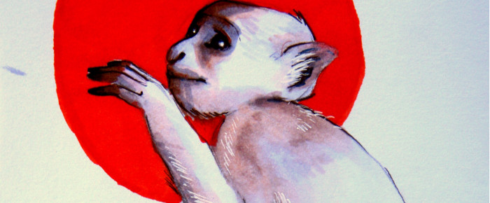 5 stiluri in care poti desena/picta o maimuta